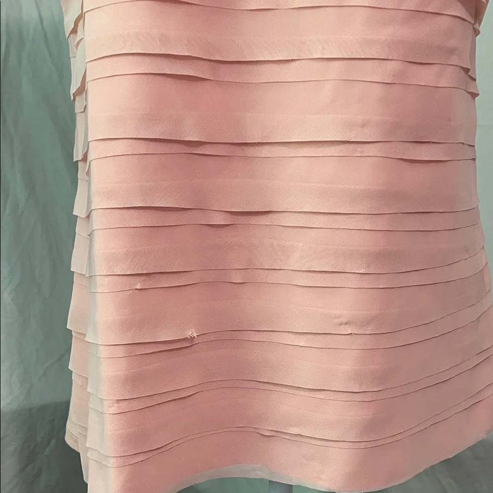 Ann Taylor Elegant Pink Sleeveless Top - Picture 4 of 6
